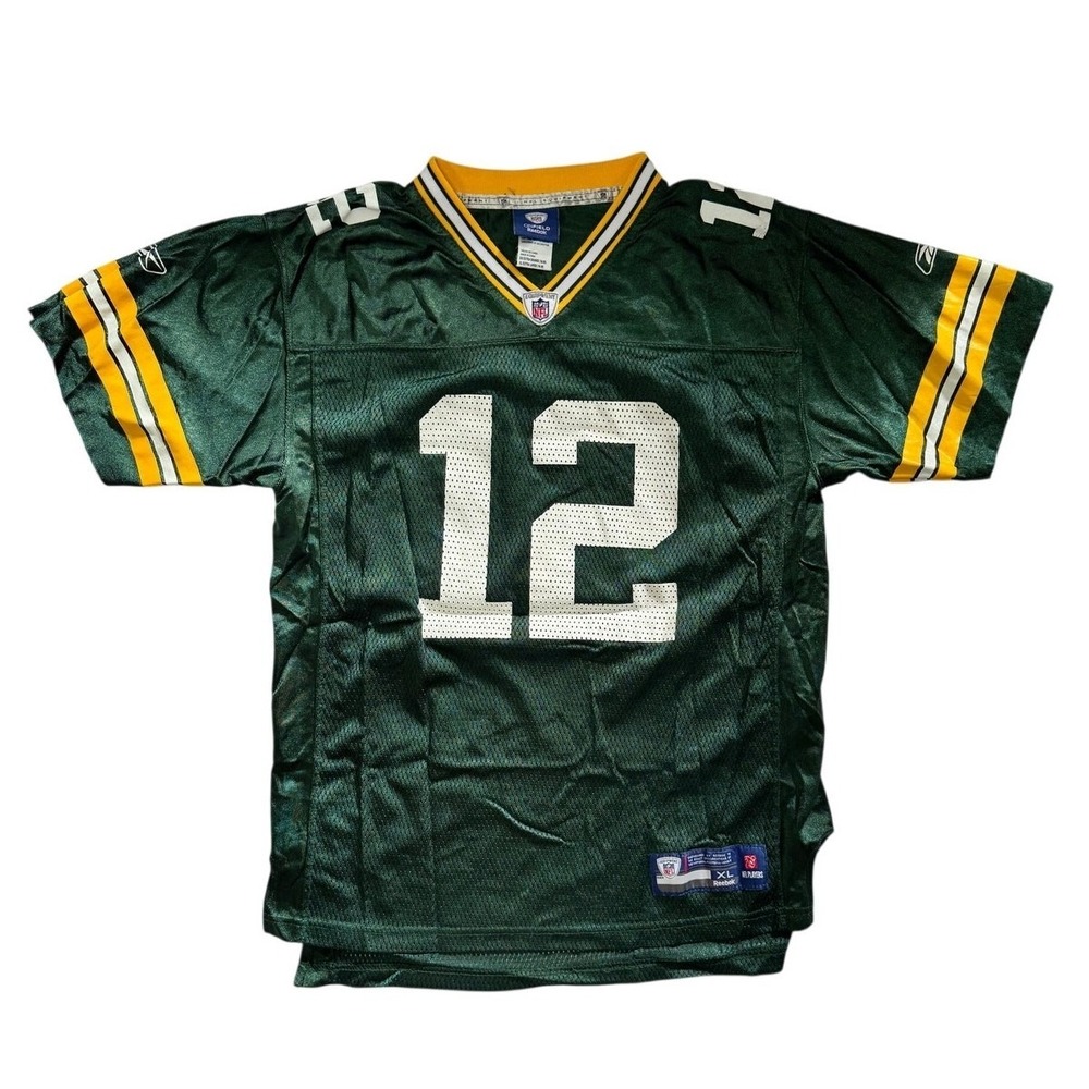 Green Bay Packers Aaron Rodgers #12 Football NFL Nike Jersey Youth Size XL